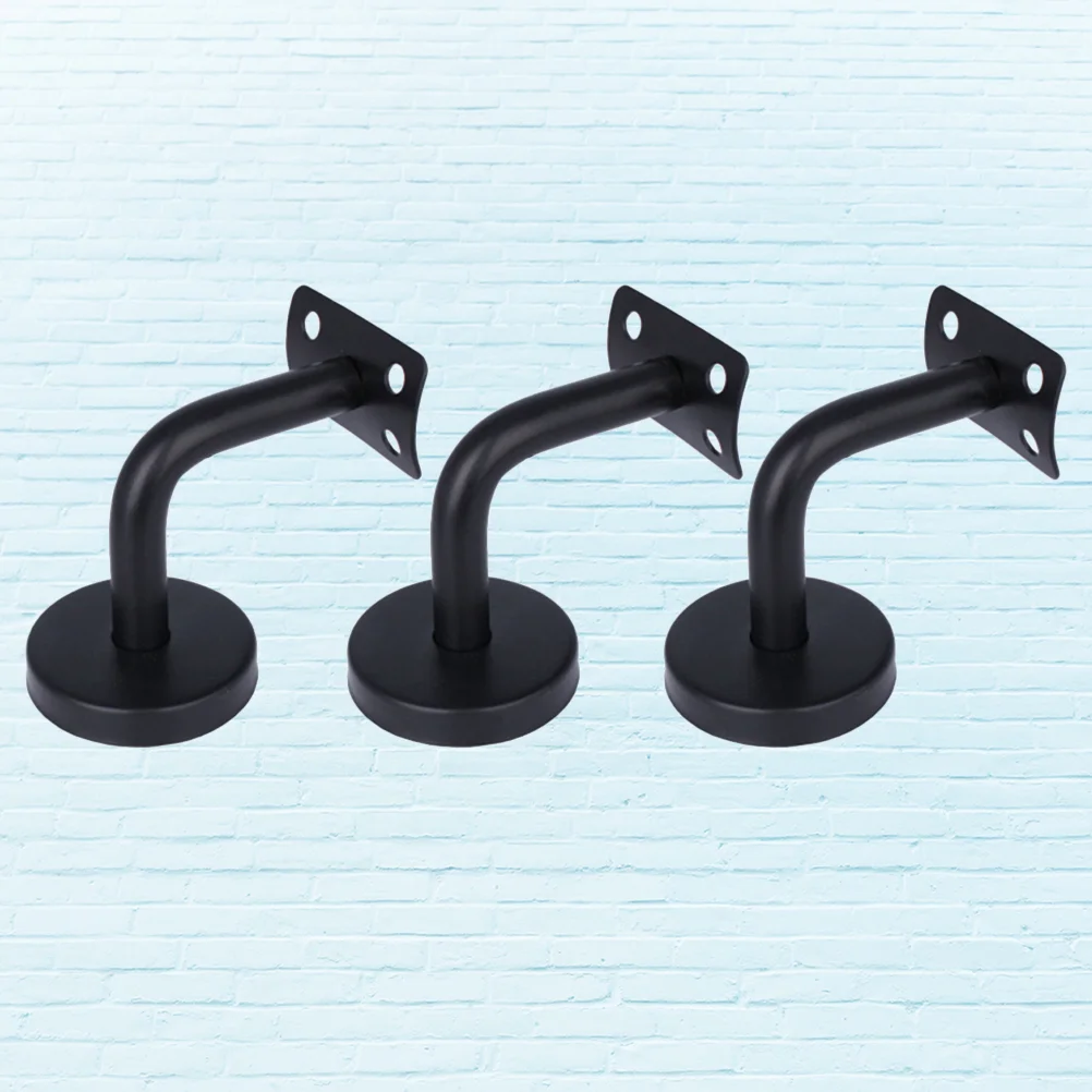 

Handrail Bracket Brackets Stairrail Railing Stainless Steel Hand Stairsblack Staircases Handrails Rails Staircase Mounting Wall