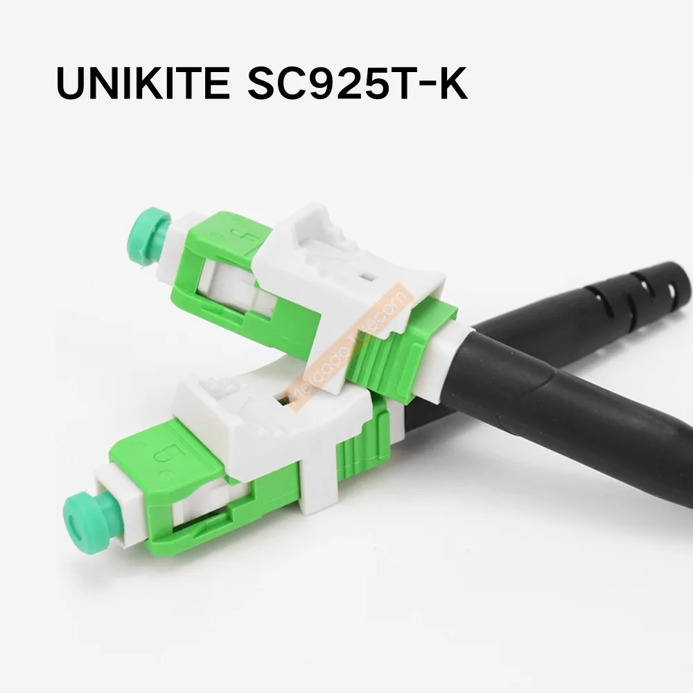 Фото UNIKITE ESC925T-K FTTH Полевой быстрый оптоволоконный разъем SC APC UPC с быстрым оптоволоконным разъемом с толкателем №3