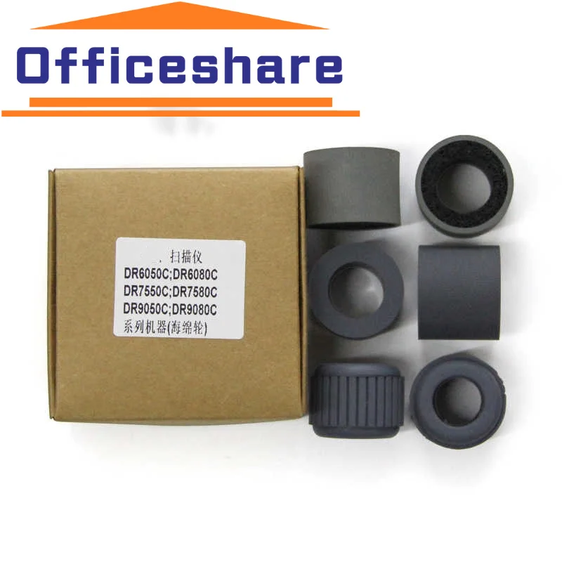 

1sets 4009B001 Exchange Roller Kit Pickup Roller Feed Separation Roller for Canon DR-6050C DR-7550C DR-9050C DR 6050C 7550C