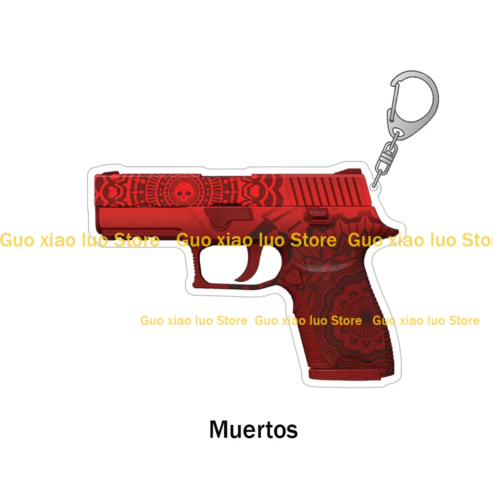 Guo Xiao Lu CS2 GO Pistols P250 Cyber Shell Cartel Epicenter Valence Re.built Wymiennik Red Rock Skins акриловый