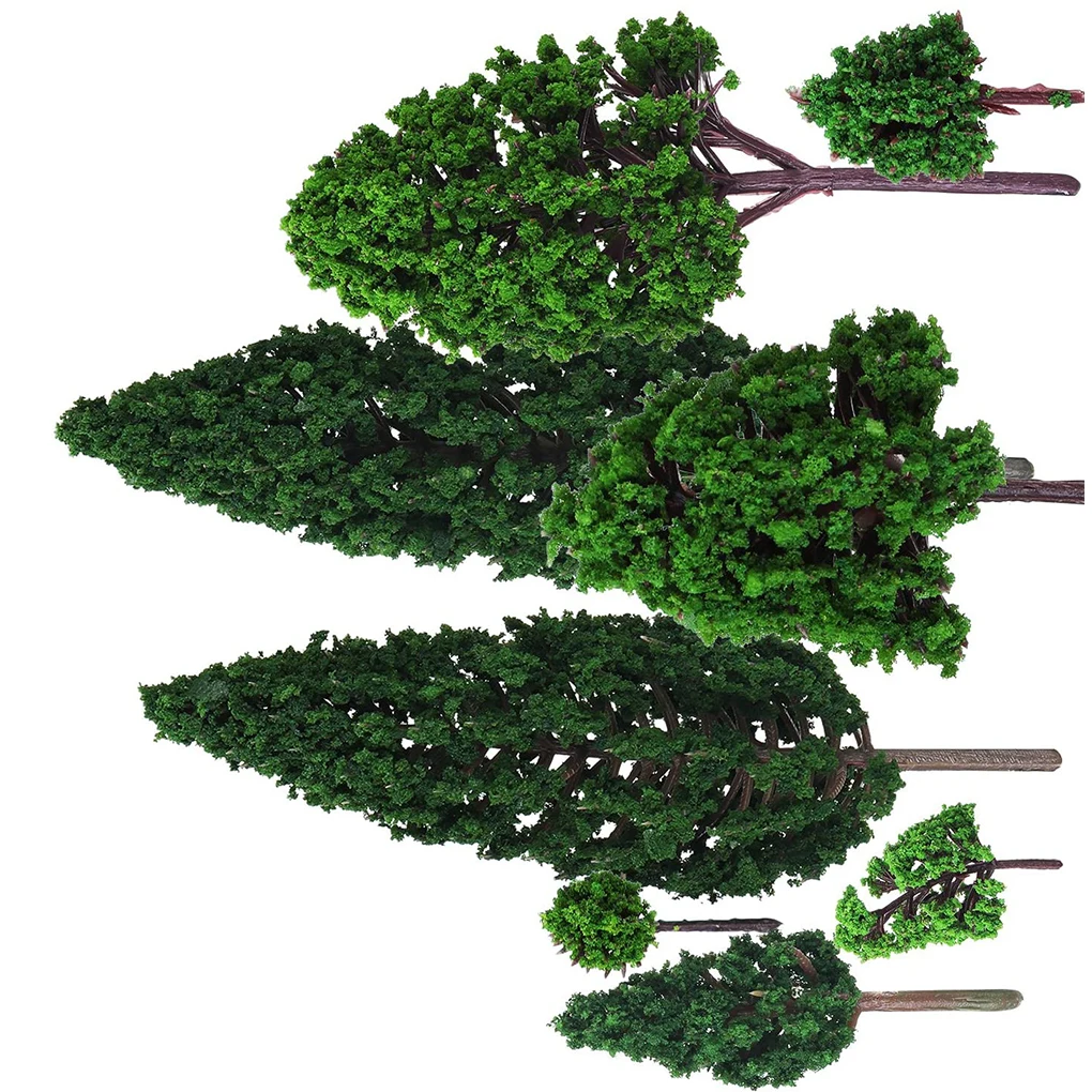 

22 Pieces Model Train Tree Simulation Trees Railroad Forest Decoration