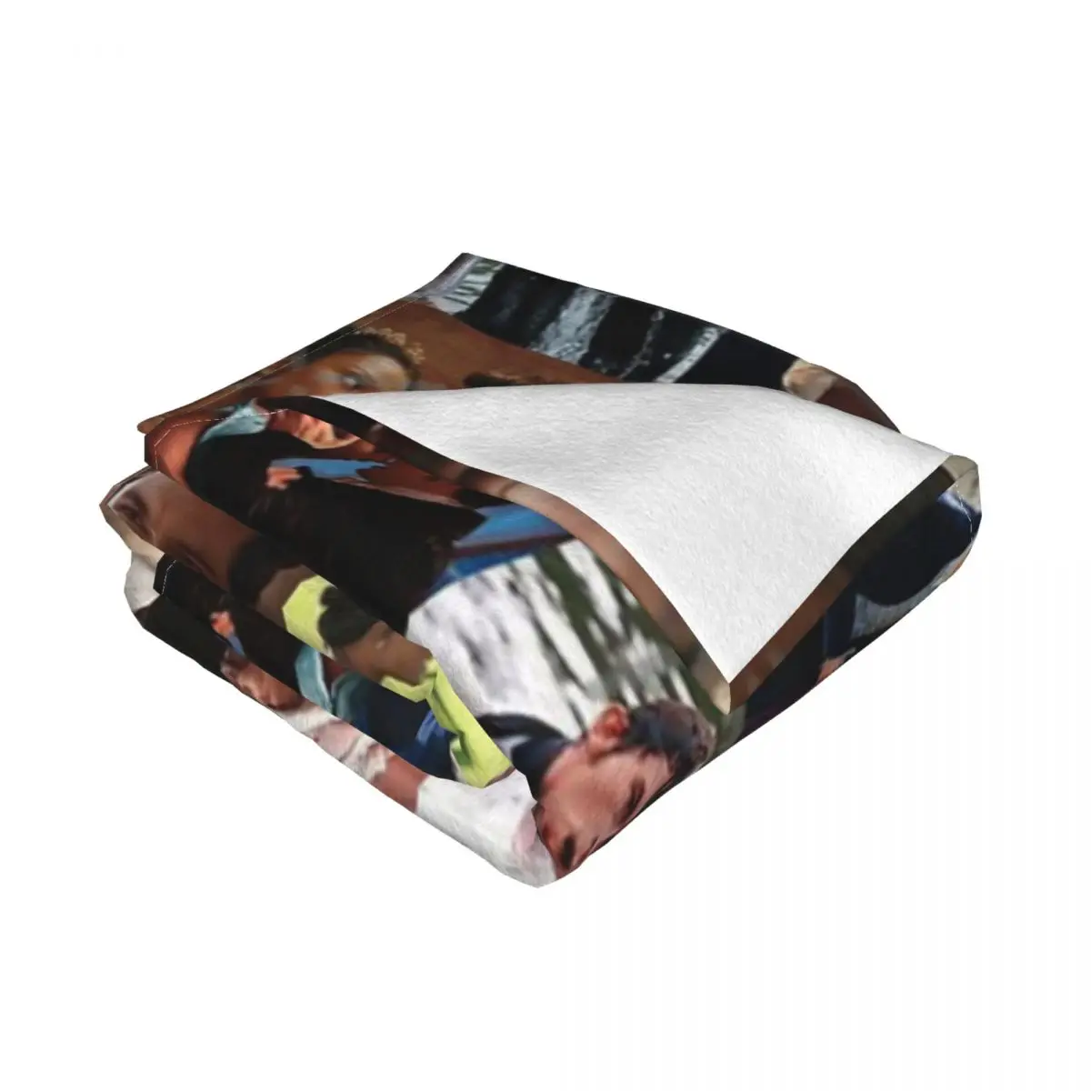 Покрывало на кровать с плюшевой подстилкой изображением Джонатана Бэйли и