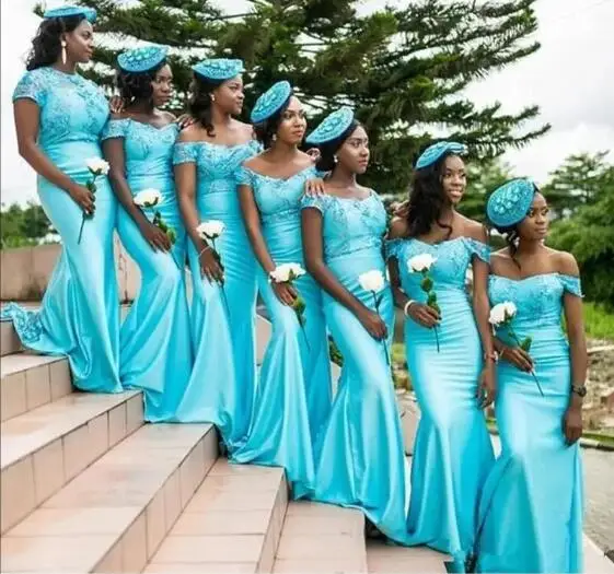 

Женское платье подружки невесты, длинное вечернее платье с открытыми плечами в африканском стиле, 2022