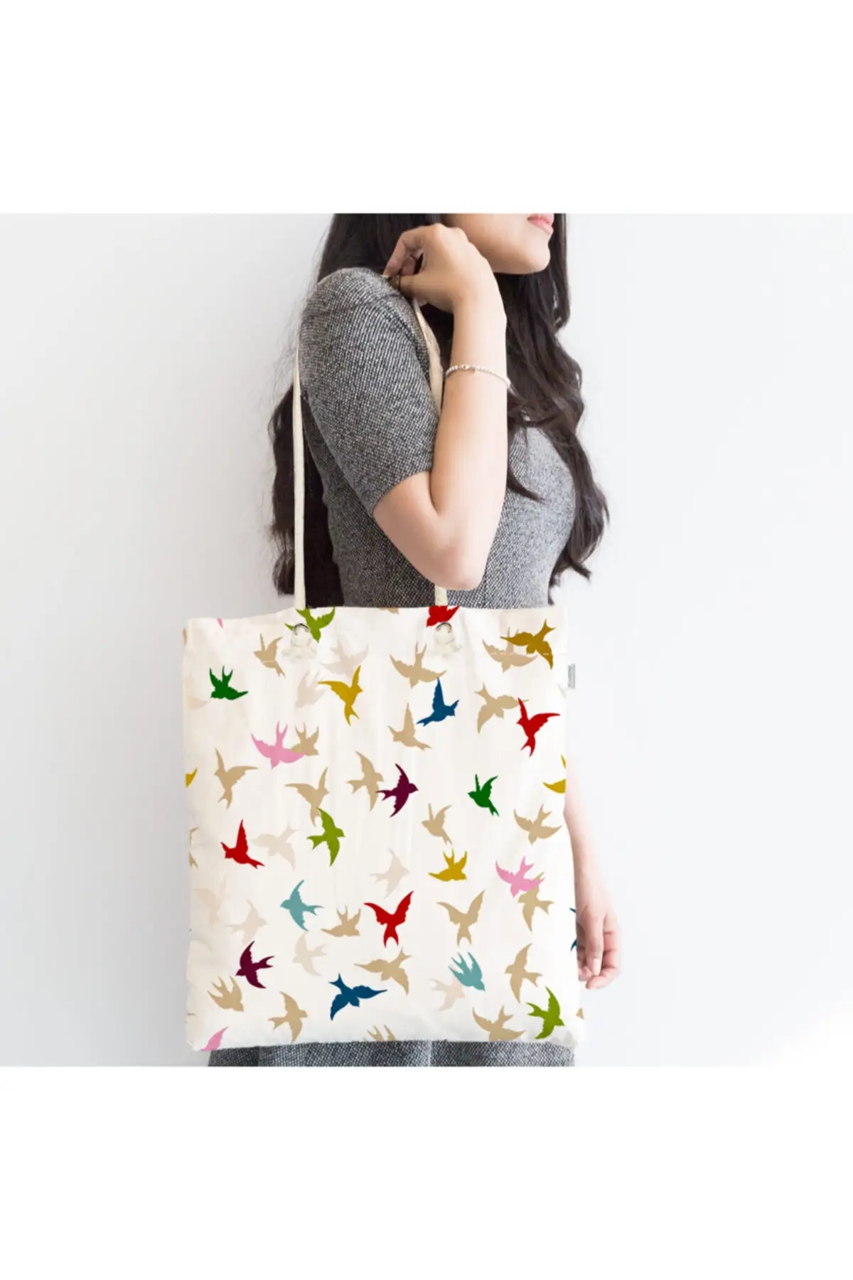 

Женская пляжная сумка в горошек, современный тканевый тоут на молнии с рисунком ладони, модная летняя большая сумка-шоппер на плечо