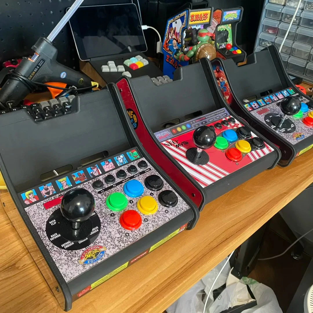 Фото Switch Arcade Stick & Dock — портативный игровой опыт в стиле ретро. Быстросменные темы для планшета ns. №4