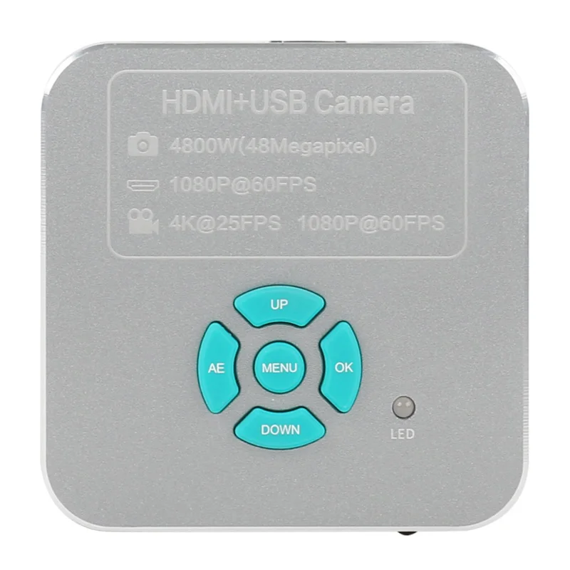 1080P 48 МП 4K 2K HDMI USB промышленный видеомикроскоп камера цифровой TF видеорегистратор