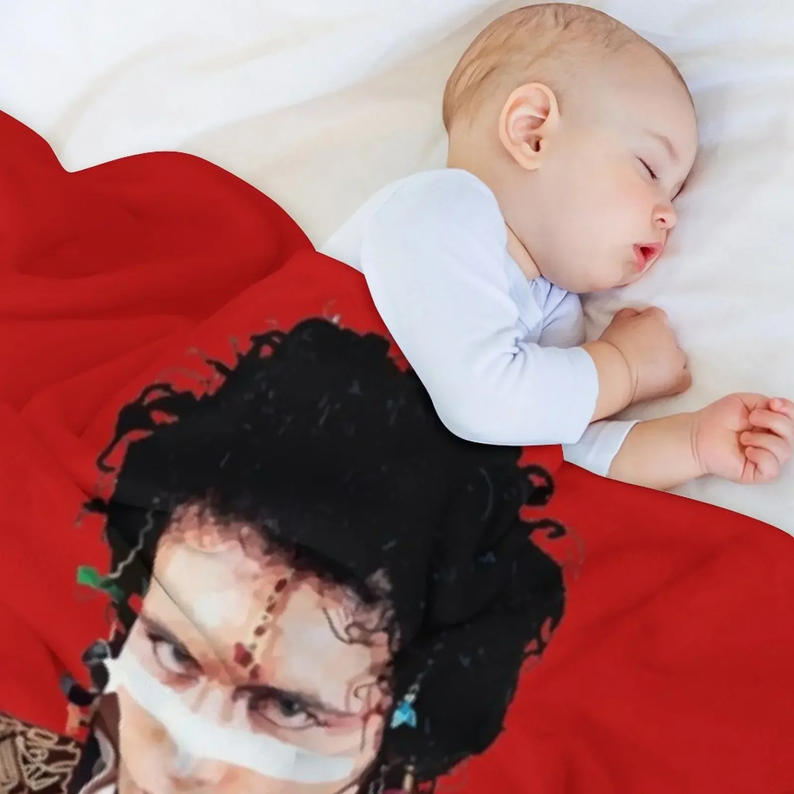 Роскошное фланелевое одеяло в клетку для кровати с изображением Адама муравья