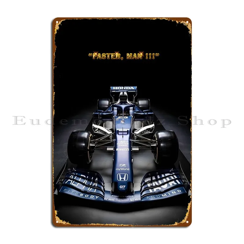 

Формула 1 металлический плакат ржавый классический кинотеатр дизайн железный жестяной плакат