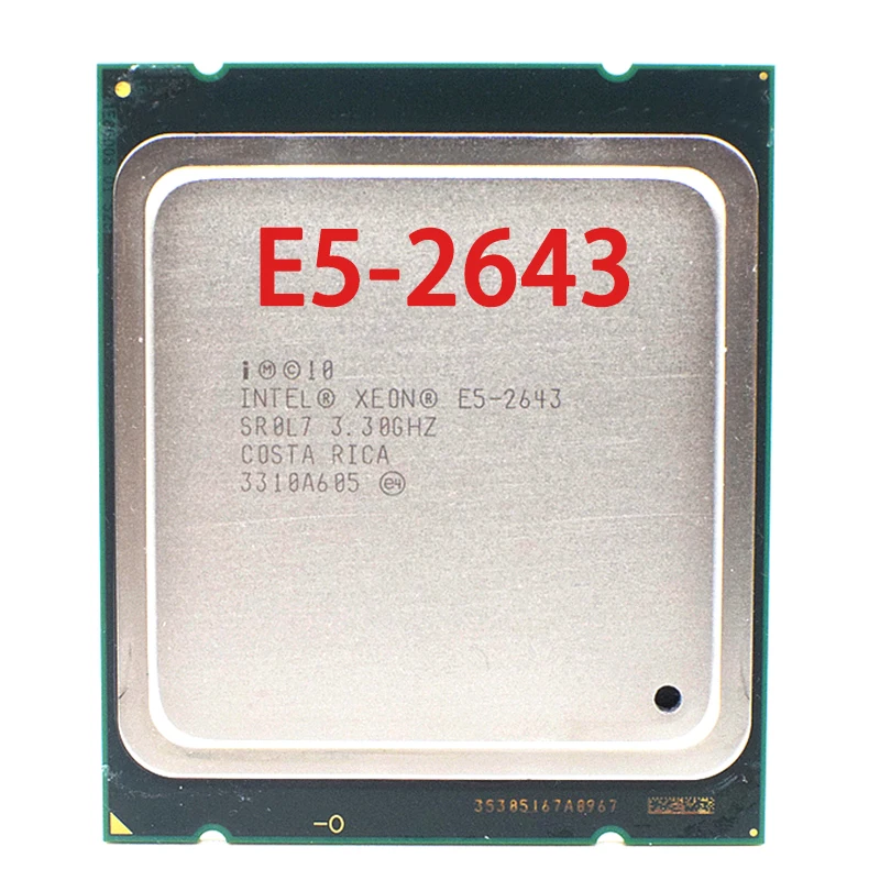 

Intel ЦП Xeon E5-2643 E5 2643 SR0L7 3,30 ГГц 4 ядра 10M 130W LGA 2011