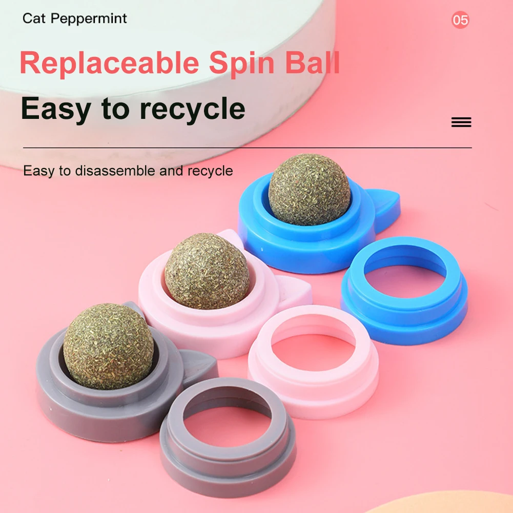 

Pet Stuff Healthy Cat Catnip Toys Ball Cat Candy Licking Snacks Catnip Snack Nutrition Energy Ball Kitten Cat Toy Cat Supplies