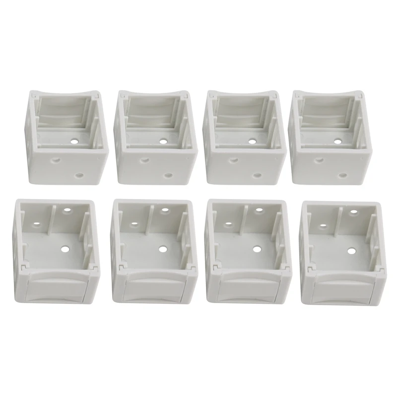 

1 Inch Blind Brackets White Profile Box Mounting Bracket Window Blinds Headrail Bracket (8)