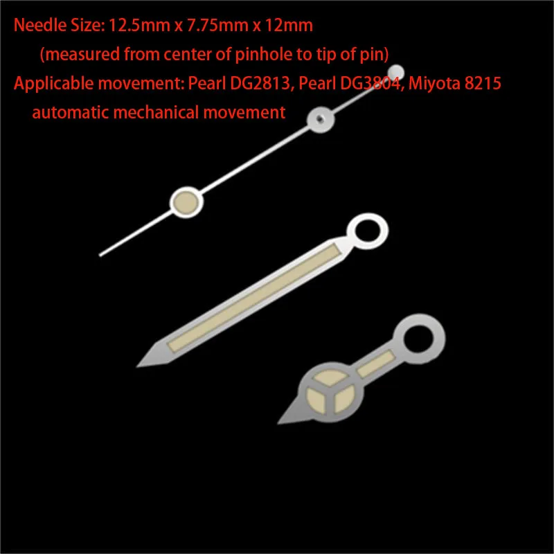 

Watch Accessories 3 Second Hand for DG3804, 2813 Movement Hand Dimensions: 7.75mm x 12mm x 12.5mm