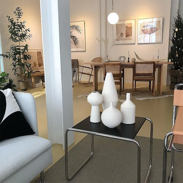 Mode Schmiedeeisen Couchtisch Kombination Koreanische Edelstahl Kreative Kleine Tisch Mittelalterlichen Beistelltisch Japanische