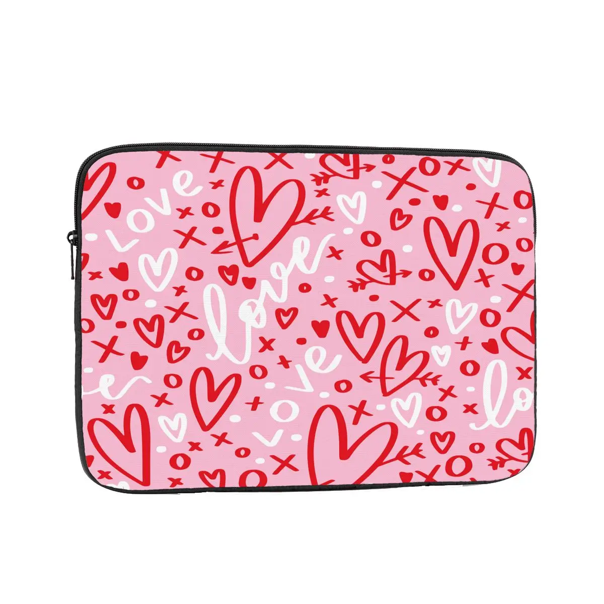 Laptop Notebook Bag Case Pink Heart Computer Sleeve Case 12 