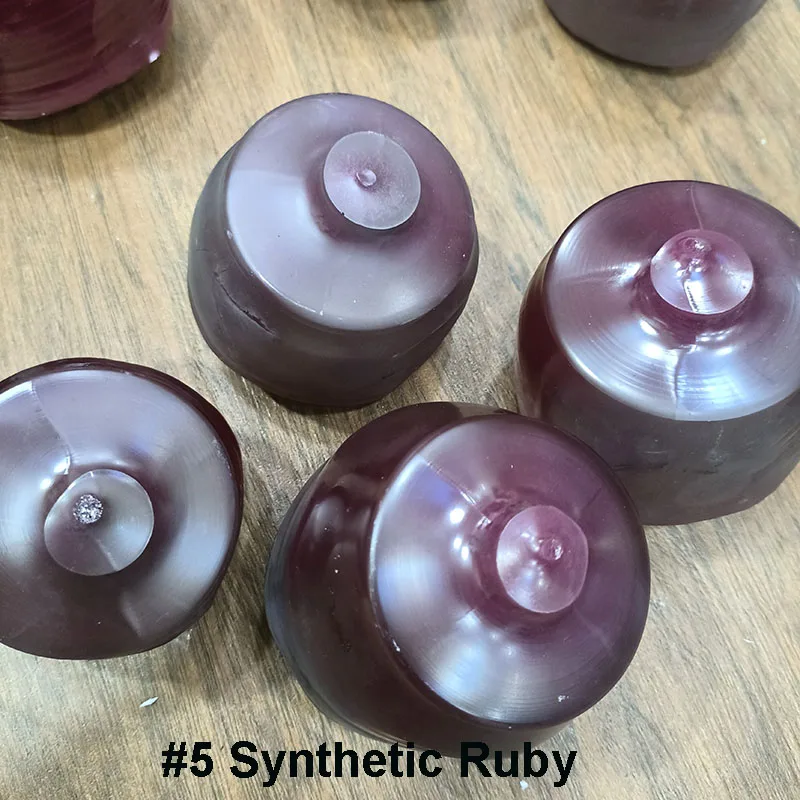 1 7 ~ 9 кг/лот большой размер # 5 рубиновый корунд грубый камень искусственный сапфир