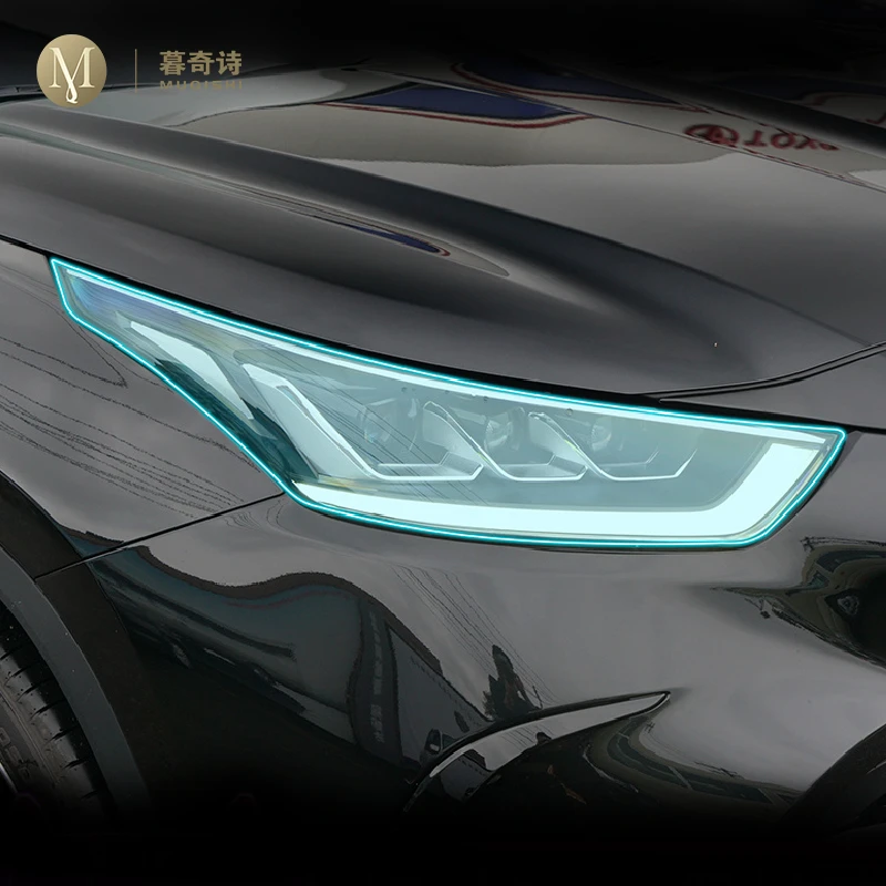

For Toyota Highlander 2022 Car Exterior Headlight Anti-scratch TPU Protective film Anti-scratch Repair film Accessories Reflt