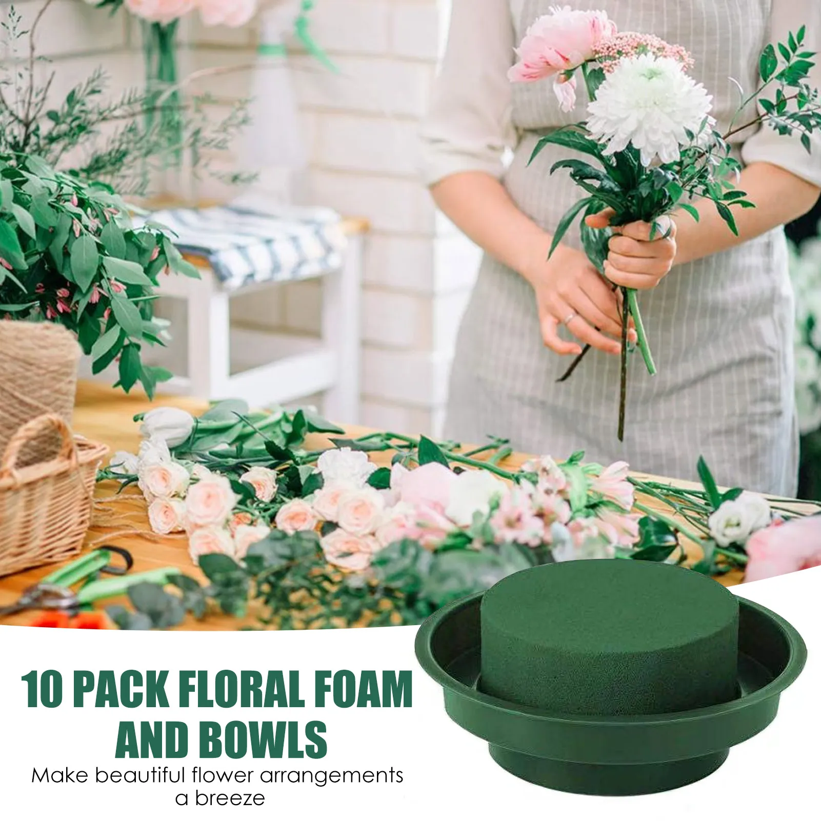 

10 шт., декоративные чаши из пены с чашей