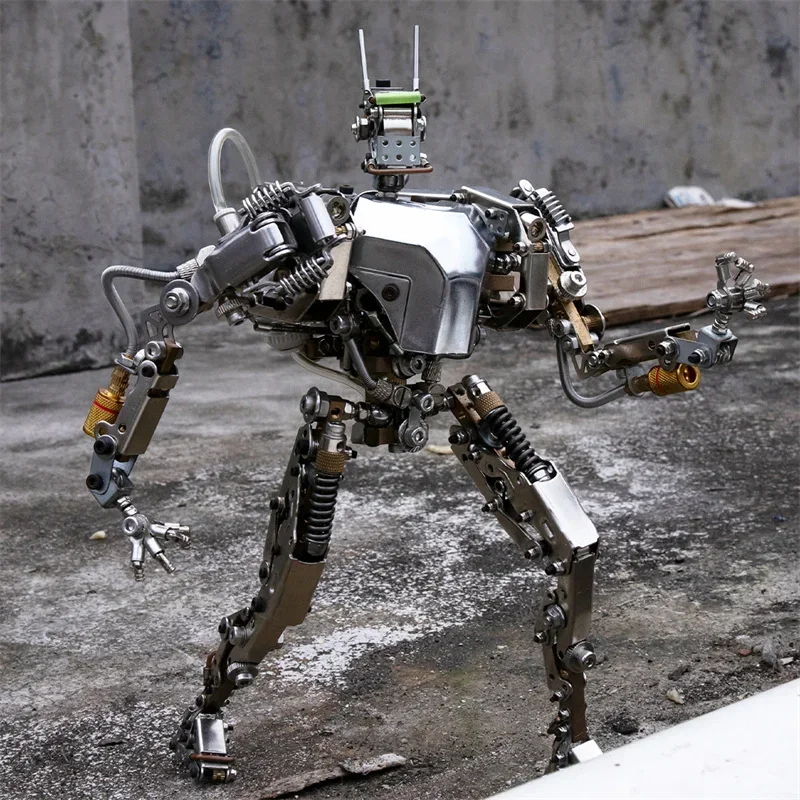 Гуманоидный робот-сервис Меха 3D головоломка Наборы металлических моделей