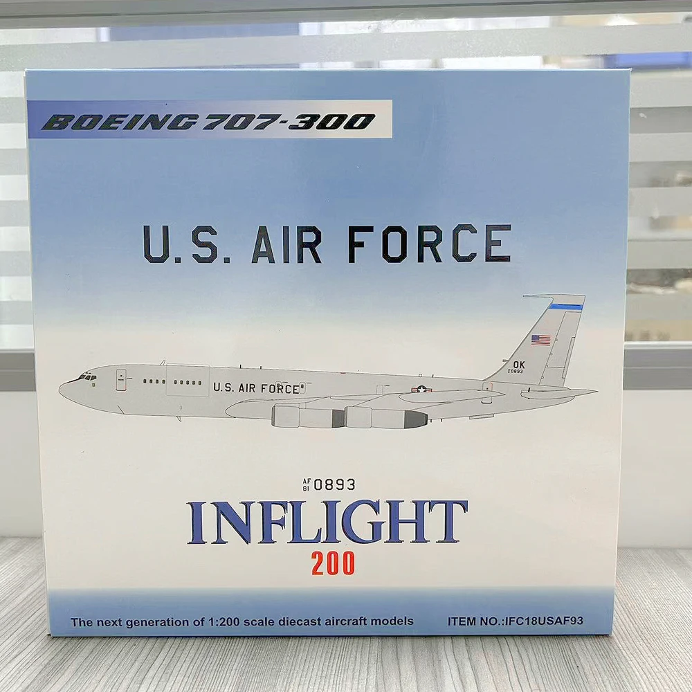 Коллекционная модель самолета Boeing 707-300 ВВС США, масштаб 1200, IFC18USAF93 FPR, для демонстрации (art.: 3920d89bc98f8) - 3920d89bc98f8