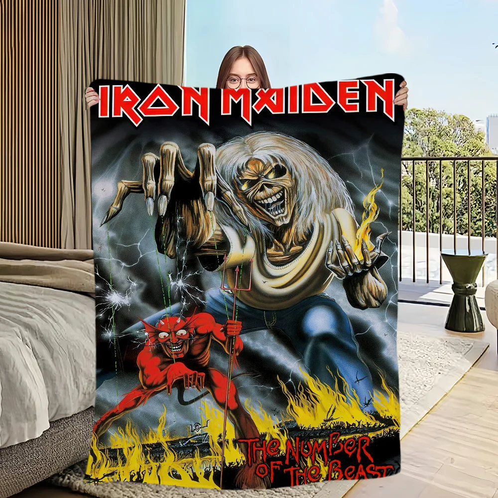 

Band Iron Maidens плед 100% полиэстер мультфильм