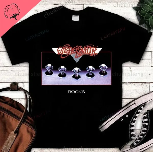 Фото Футболка Aerosmith для постоянных каникул, летняя футболка для творчества, одежда унисекс, одежда больших размеров, хит продаж 2024, топы из чистого хлопка №3