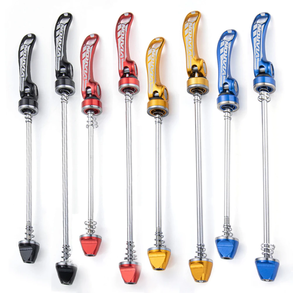 

1 Pair Bike Front & Rear Set Quick Release Axle Hub Skewers QR Aluminum Alloy 100/135mm MTB Road Mountain Bicycle Cycling Parts