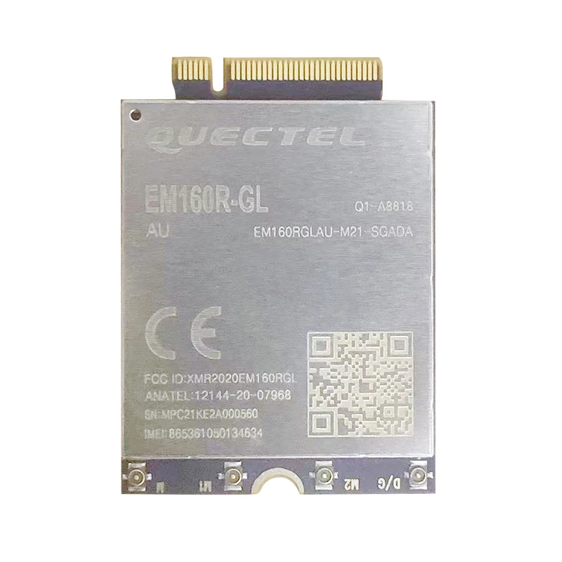 Quectel EM160 EM160RGLAU-M21-SGADA LTE Cat16 M.2 module DL носитель агрегация 256QAM Встроенный приемник eSIM GNSS