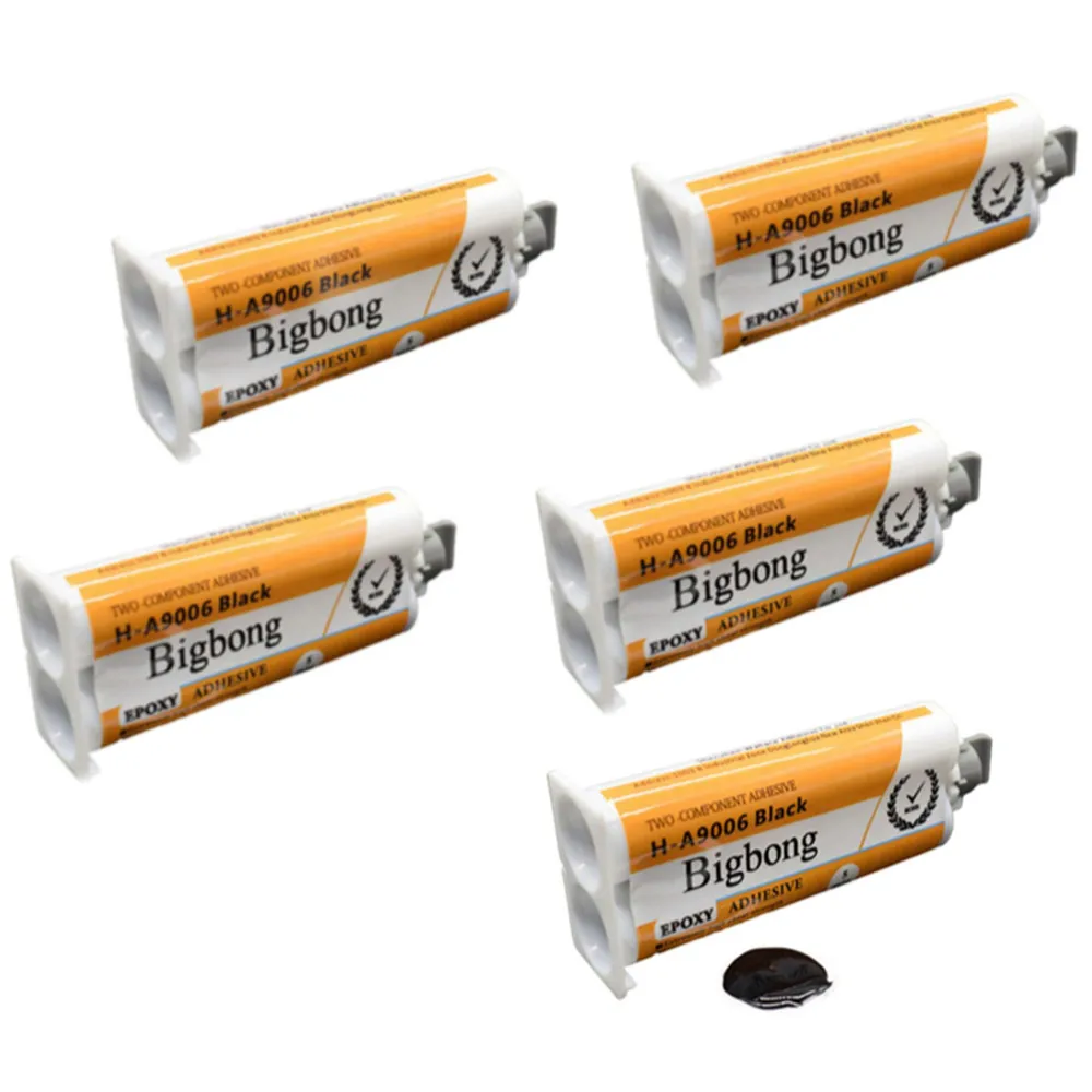 

5 шт. 50 мл 1:1 черная эпоксидная смола 2 части AB время отверждения клея 5 минут Epoxies Bonds стеклянный металл пластик дерево