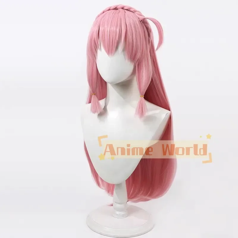 Парик для косплея нея оковамура термостойкий синтетический не ведомый розовый
