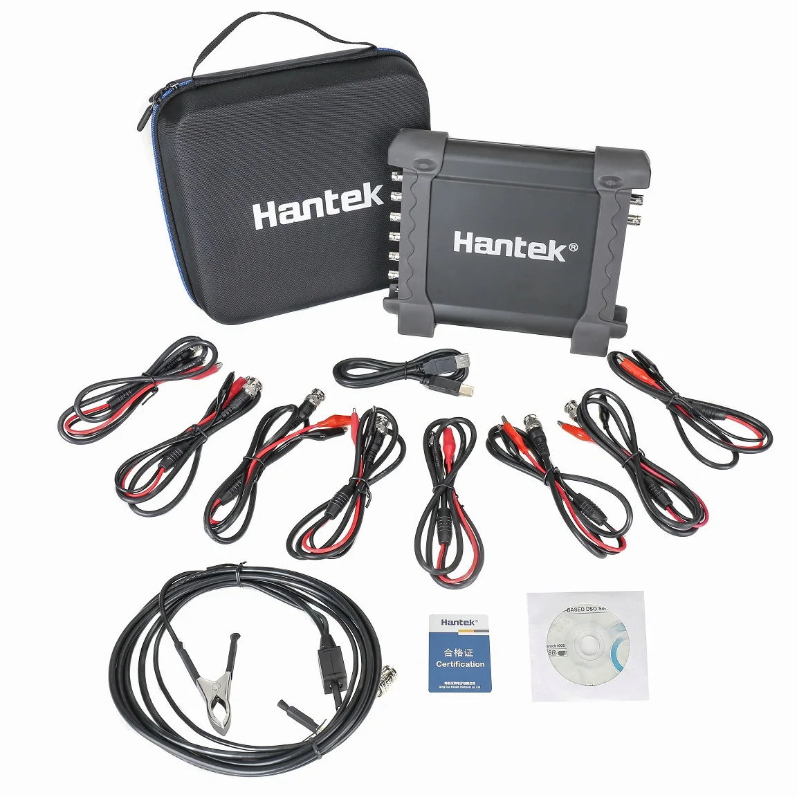 

Hantek New Arrival 1008C 8 Channels Vehicle Testing Automotive Diagnostic Equipment USB Automotive Oscilloscope