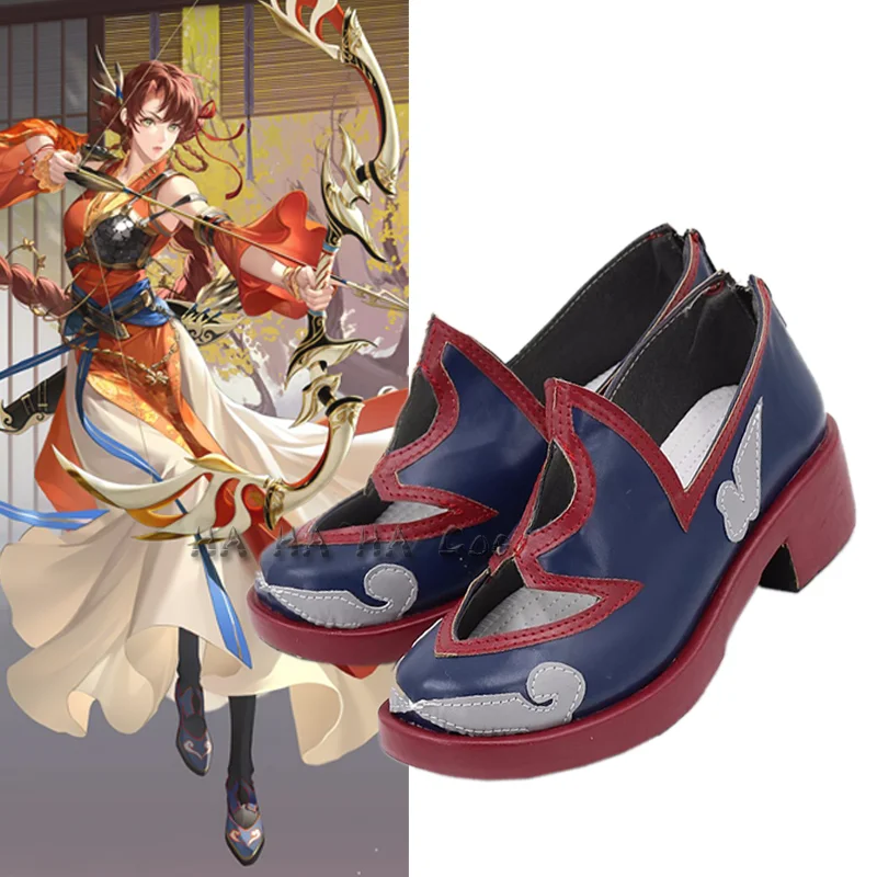 Игры Dai Hao Yuan Sun Shangxiang обувь для косплея сапоги аниме ролевая игра униформа хэллоуин фотореквизит для женщин и мужчин