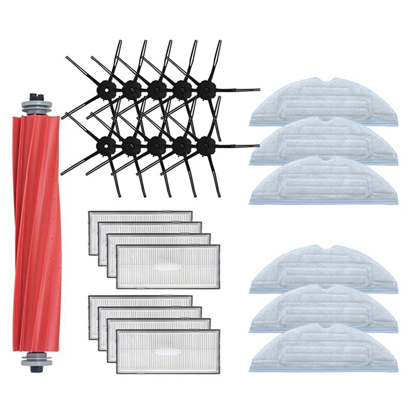 

Replacements Filter Side Brush Mop Cloth For Xiaomi Roborock S7 T7S T7plus Accessories Mopping Cloth Parts Kits