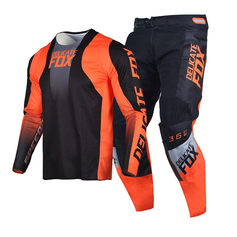 Motocross Suit BMX Jersey and Pants Kit Bicycle Riding  Dirt Bike MTB SX DH ATV UTV Enduro Gear Set