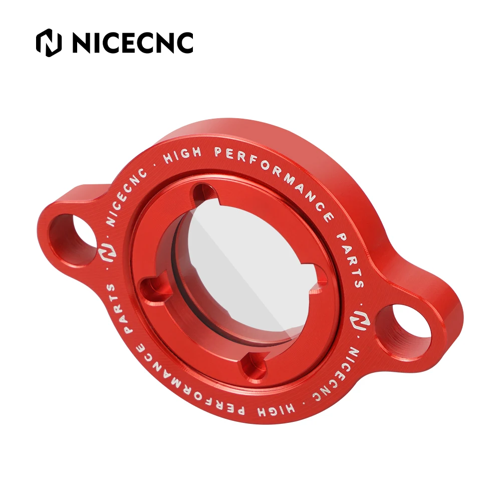 

NiceCNC Motocross Aluminum Engine Oil Filter Guard Cover Cap For Beta RR 350 390 430 480 4T 15-22 ENDURO RR-S 350 390 4T 2021