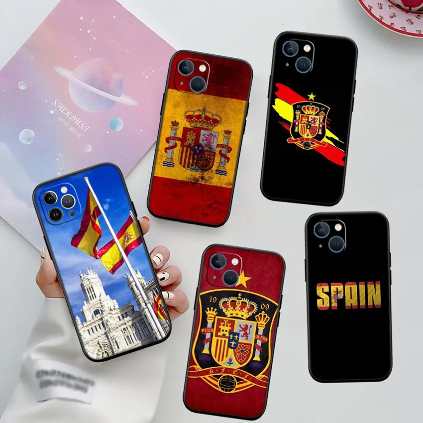 Новый высококачественный чехол с флагом Испании для телефона Xiaomi Mi POCO C50 C51 C55 C65 X6