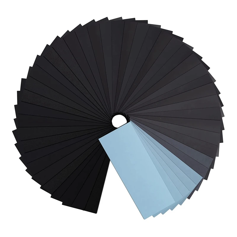 

90PCS Sandpaper Wet Dry Sandpaper High Grit 400-5000 Sandpaper Sheets Assortment For Wood Metal Polishing 9 X 3.6 Inche