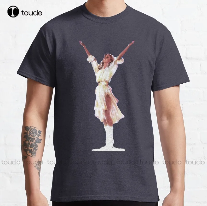 

Классическая футболка для плавания Xanadu-Оливия Ньютон-Джон, женские футболки с цифровым принтом, модные креативные Забавные футболки для от...