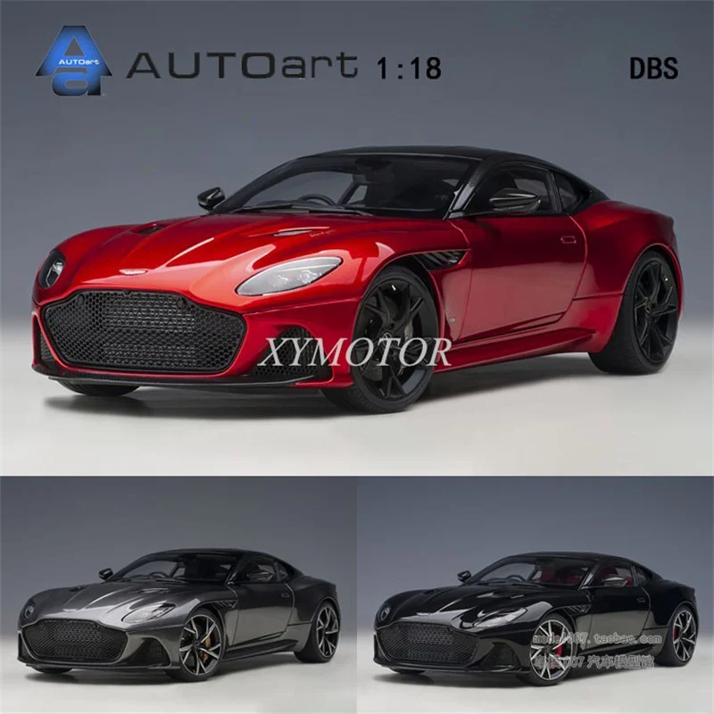 

AUTOart 1/18 For ASTON MARTIN DBS SUPERLEGGERA Diecast Car Model Black/Gray/Blue/Red Toys Hobby Gifts Display Collection