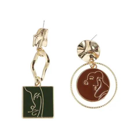 Серьги-капельки из цинкового сплава Chic