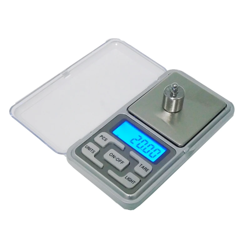 

0.01G Mini Digital Scales Jewelry Jewelry Scales LCD Display High Precision Measuring Pocket Weight Tools