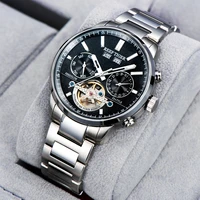 reef tigerrt top quality tourbillon watch men automatic mechanical men watches bracelet relojes hombre rga1667
