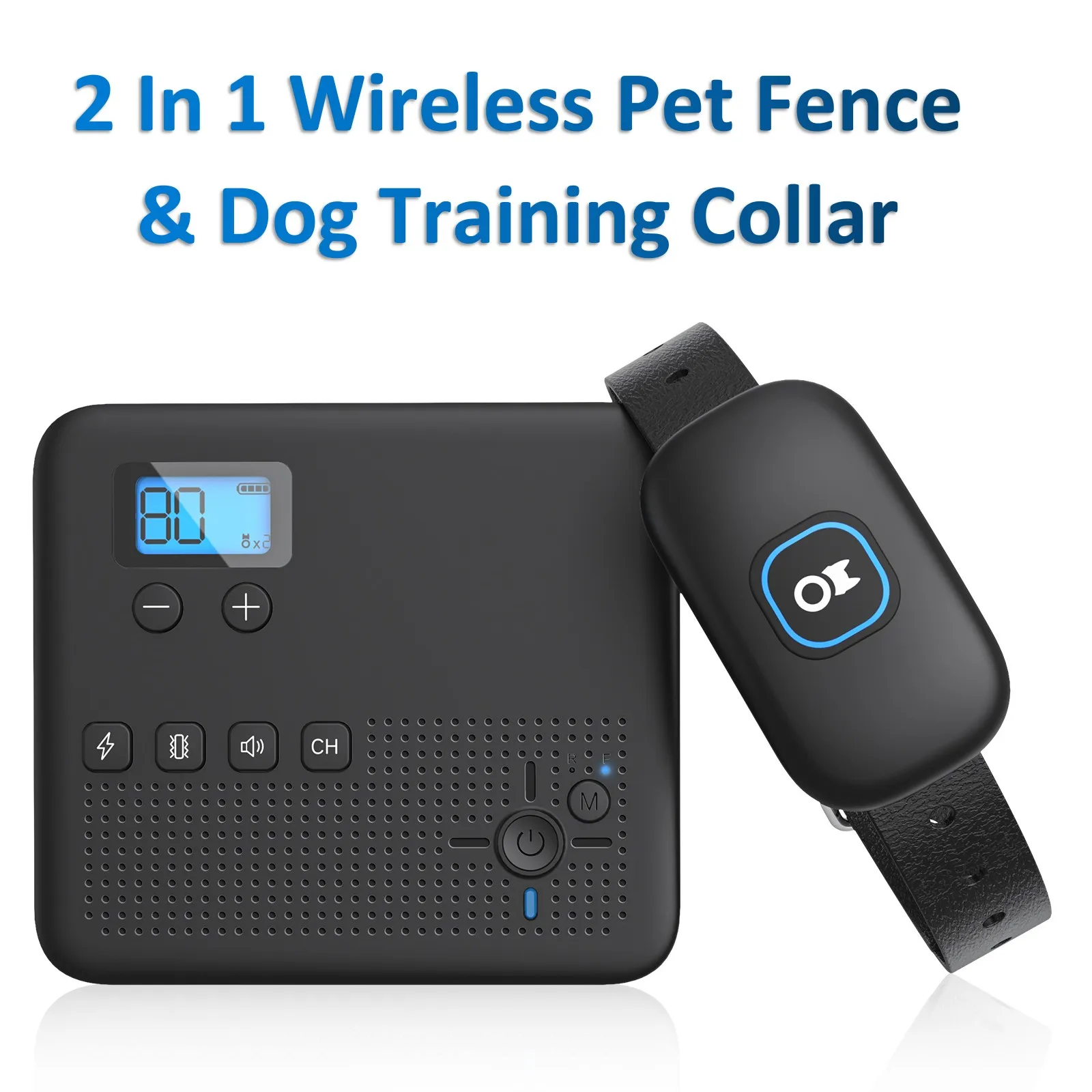 Dog Training Collar Anti Runaway Up To 3 Dogs  Outdoor Pet C