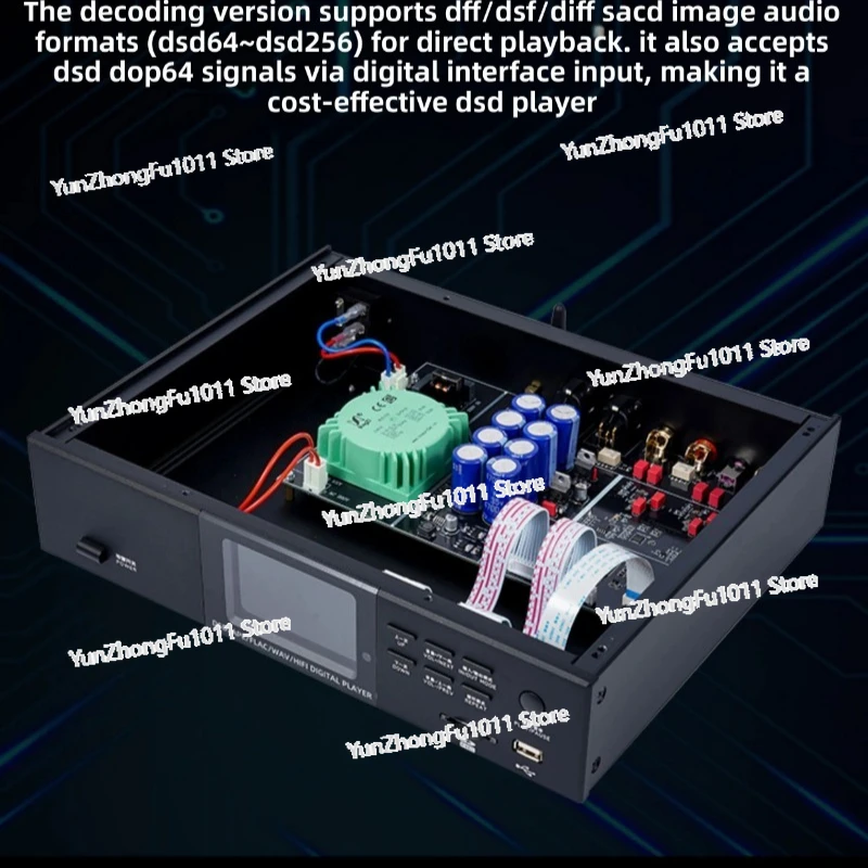Фото Цифровой проигрыватель DV40C BRZHIFI с поддержкой U-дисков, DSD Master, Hi-Fi, воспроизведением без потерь, декодированием ES9039 и Bluetooth 5.3 №2