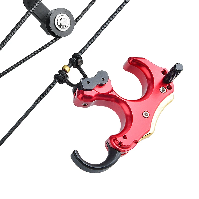 Релиз для стрельбы из лука 3/4 пальцы переключаемый Рекурсивный блочный лук