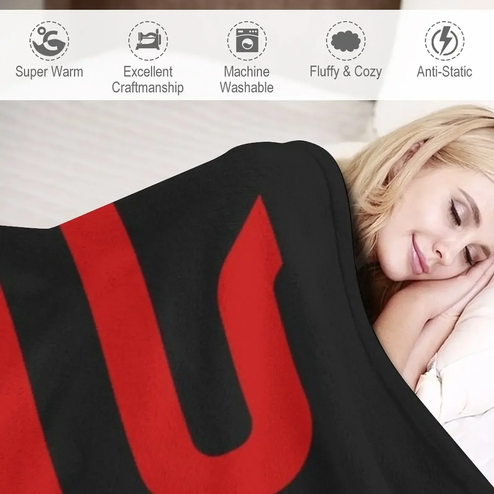 Серп красный S!ckK!ck незаменимый плед одеяло аниме летнее постельное белье