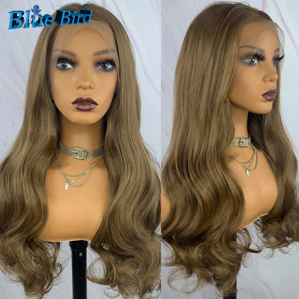 BlueBird Body Wave Futura Heat Resistant Synthetic Lace Front Wigs #10 Color 13x4inch Futura Hair Lace Frontal Wigs For Women