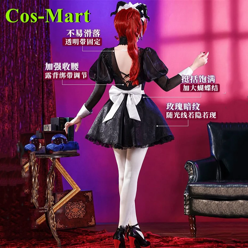 Cos-Mart Game Identity V Fiona Gilman Косплей Костюм Redhead Witch Sacrifice Priestess Модное платье Женская