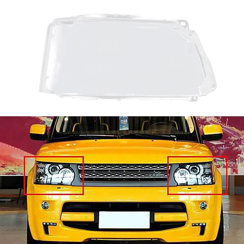 

Car Front Right Headlight Lens Head Lampshade Clear Cover For Land Rover Range Rover Sport 2010-2012