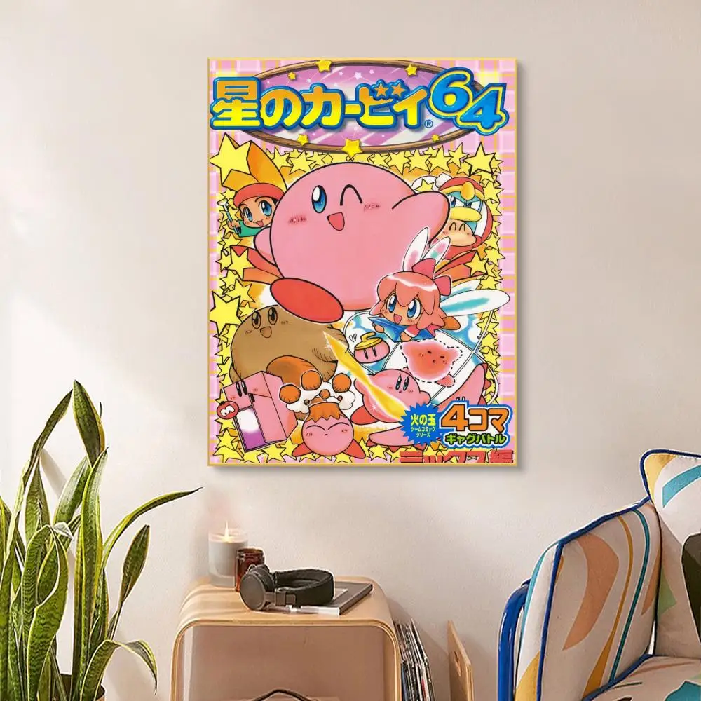 Милый Мультяшный Постер K-Kirby Современный Стиль Бумажный Принт Домашний Декор Для