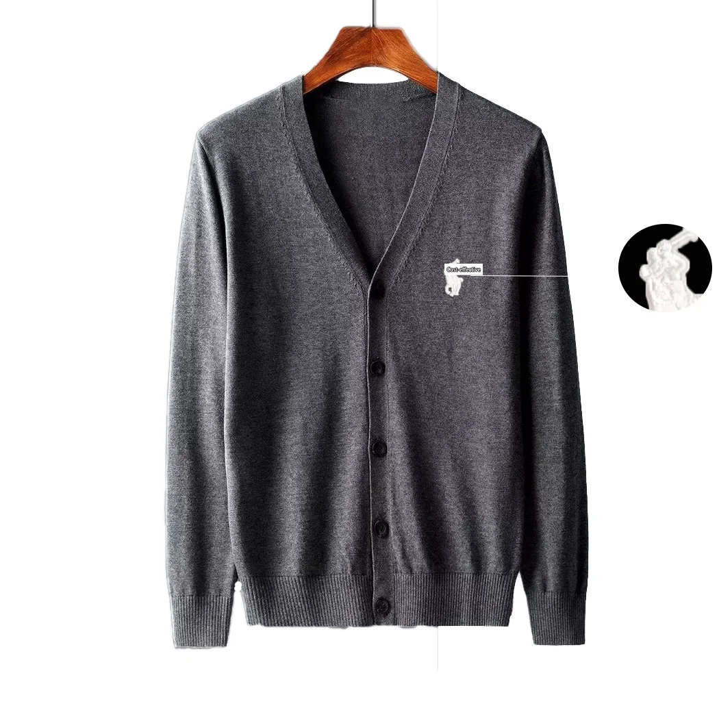 Осенне-зимнее Новое Джерси мужское повседневное спортивное пальто однотонный